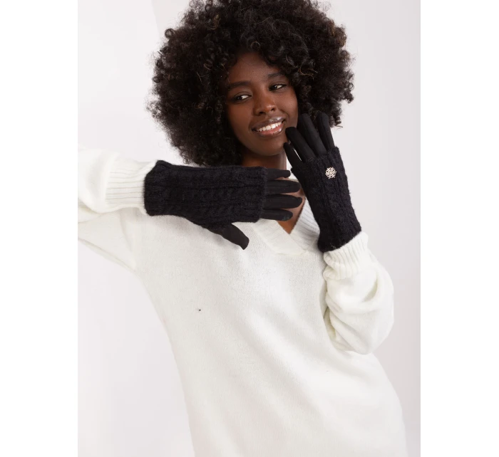 AT RK 231405 rukavice.08X čierna