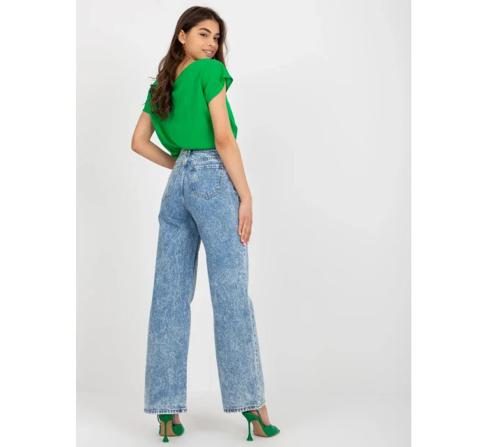 Spodnie jeans NM SP WJ23443.05X niebieski