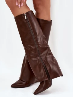 Topánky na podpätku model 218093 Krok vo veľkom štýle