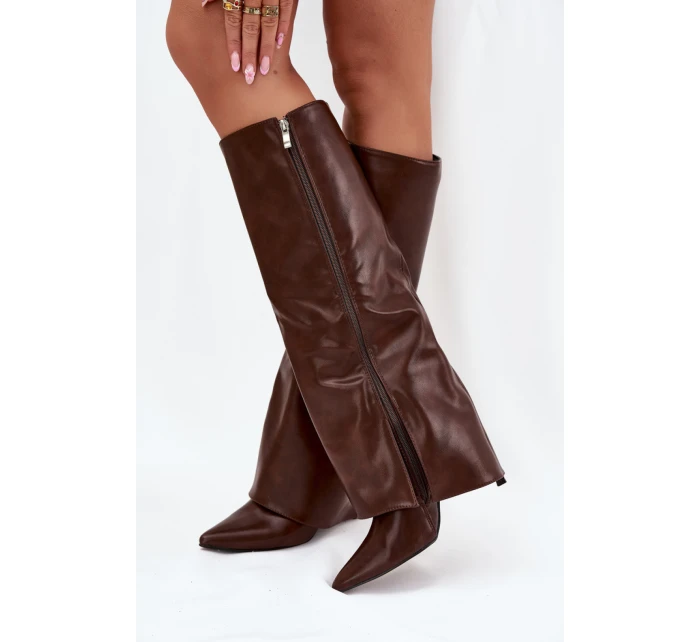 Topánky na podpätku model 218093 Krok vo veľkom štýle