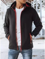 Pánská softshellová bunda černá Dstreet model 21965411 - FashionStreet