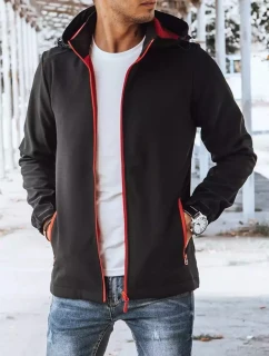 Pánská softshellová bunda černá Dstreet model 21965411 - FashionStreet