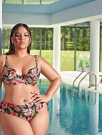 Ava SK 218 Kvetinová plavková podprsenka s plnými košíčkami