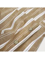 Hnedé bavlnené šaty (345ART)