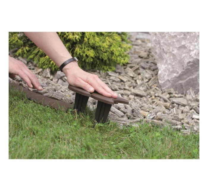 ZÁHRADA BARIÉRA PALISADA FLAT TREE 3,8 M bronzové detské