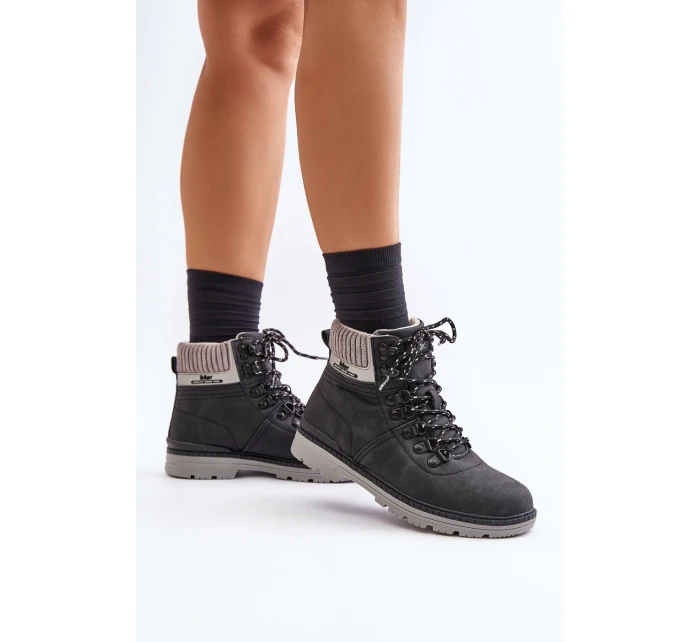 Ocieplane Trapery Damskie Lee Cooper LCJ-24-03-3043 Czarne Ocieplane Trapery Damskie Lee Cooper LCJ-24-03-3043 Czarne