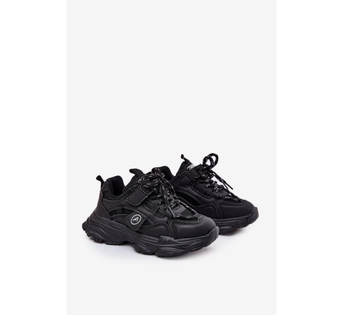 Dětské Tenisky Na Platformě Černé model 21692447 - Boto Dětské Tenisky Na Platformě Černé model 21692447 - Boto