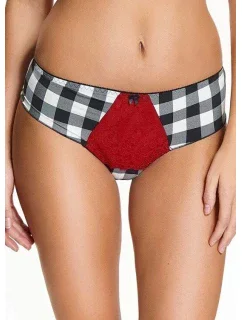 Dámske nohavičky Alice 0093 Black-White-Red - Kostar