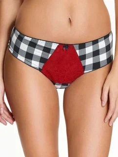 Dámske nohavičky Alice 0093 Black-White-Red - Kostar