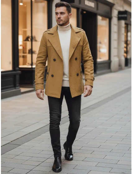 Pánský kabát Dstreet model 21965773 - FashionStreet Pánský kabát Dstreet model 21965773 - FashionStreet