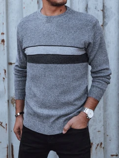Pánsky sivý sveter FashionStreet WX2211