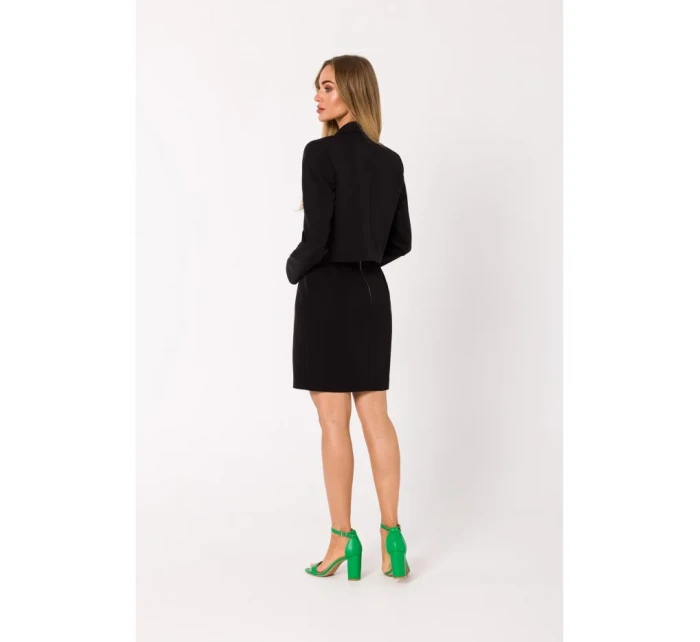 M745 Bunda krátkeho strihu - čierna