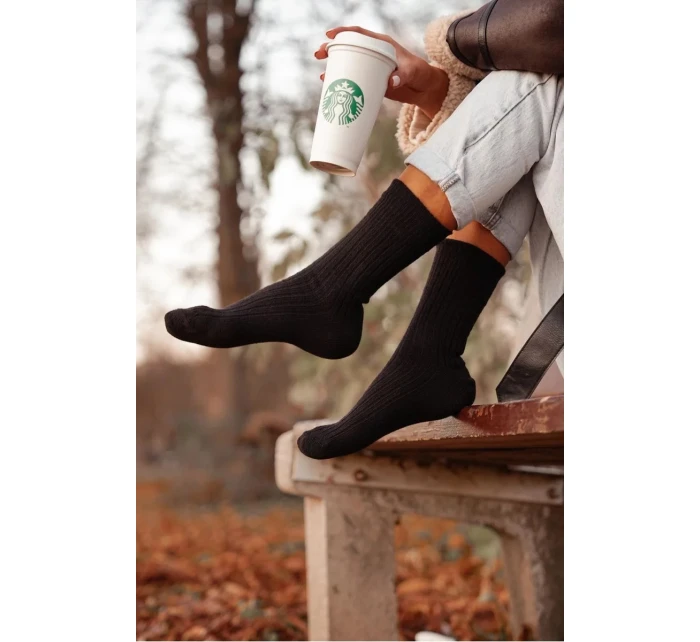 Dámske vlnené ponožky - čierne Dámske vlnené ponožky - čierne