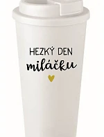 HAPPY DAY TO MY BABY - biely termohrnček 475 ml