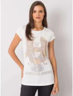 Dámske tričko EM TS ES 21 533.16 ecru - FPrice Dámske tričko EM TS ES 21 533.16 ecru - FPrice