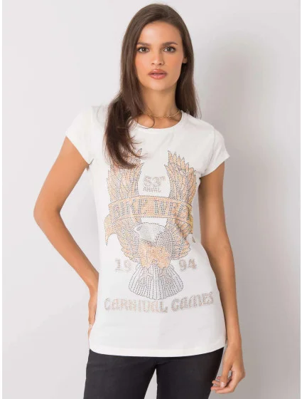 Dámske tričko EM TS ES 21 533.16 ecru - FPrice Dámske tričko EM TS ES 21 533.16 ecru - FPrice