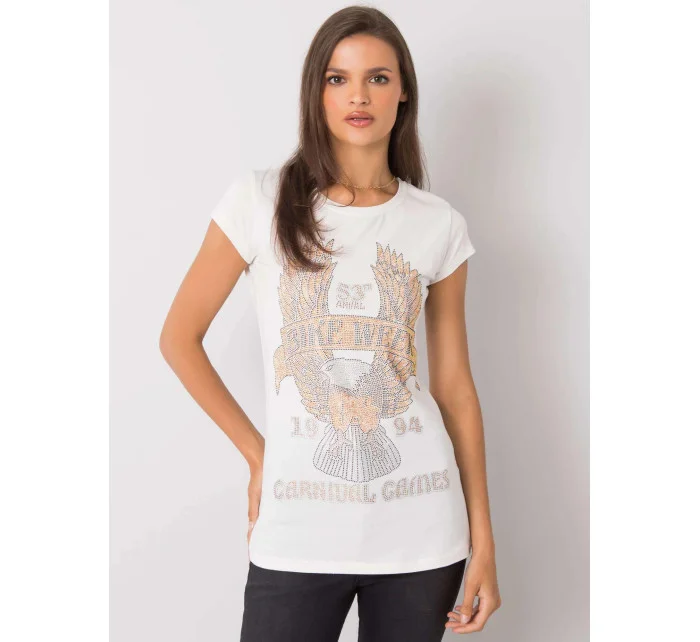 Dámske tričko EM TS ES 21 533.16 ecru - FPrice Dámske tričko EM TS ES 21 533.16 ecru - FPrice