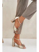 Sandále na podpätku model 212584 Krok vo veľkom štýle