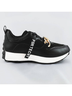 Černé sportovní boty s řetízkem model 17217520