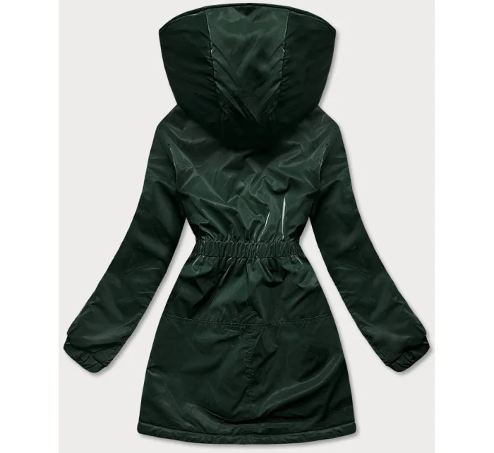 Zelená dámska bunda s kapucňou (B8105-10) Zelená dámska bunda s kapucňou (B8105-10)