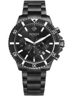 Pánske hodinky Giewont Chronograph Sapphire Black GW3970-B4