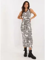 Sukienka LK SK model 20463720 ecru - FPrice Sukienka LK SK model 20463720 ecru - FPrice