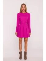 M884 Džínsové šaty - ružové