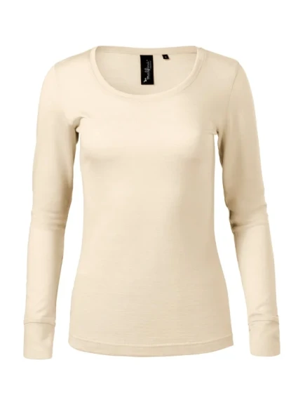 Merino Rise LS triko dámské mandlová