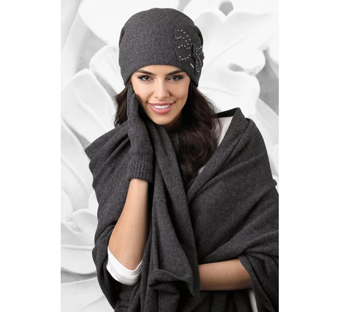 Dámská šála 01 tmavě šedá - Kamea