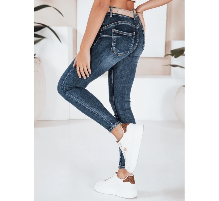 Dámske modré push up džínsy FashionStreet UY2795