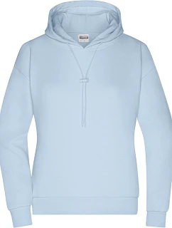 Daiber 8033 Dámská mikina s kapucí "Lounge" 02.8033 light blue