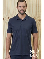 Men Pánské žerzejové polo night blue model 22500546 - NEOBLU Men Pánské žerzejové polo night blue model 22500546 - NEOBLU