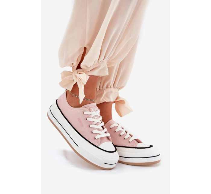 Damskie Trampki Big Star NN274207 Różowe