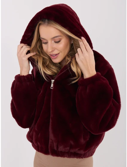 Kurtka KR bordowy model 21782572 - FPrice