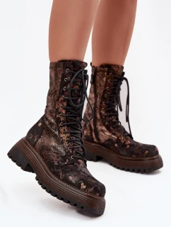 Šnurovací vyšší model 220498 Krok vo veľkom štýle