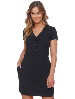 Dámske tehotenské tričko 4542 čierne - Doctornap