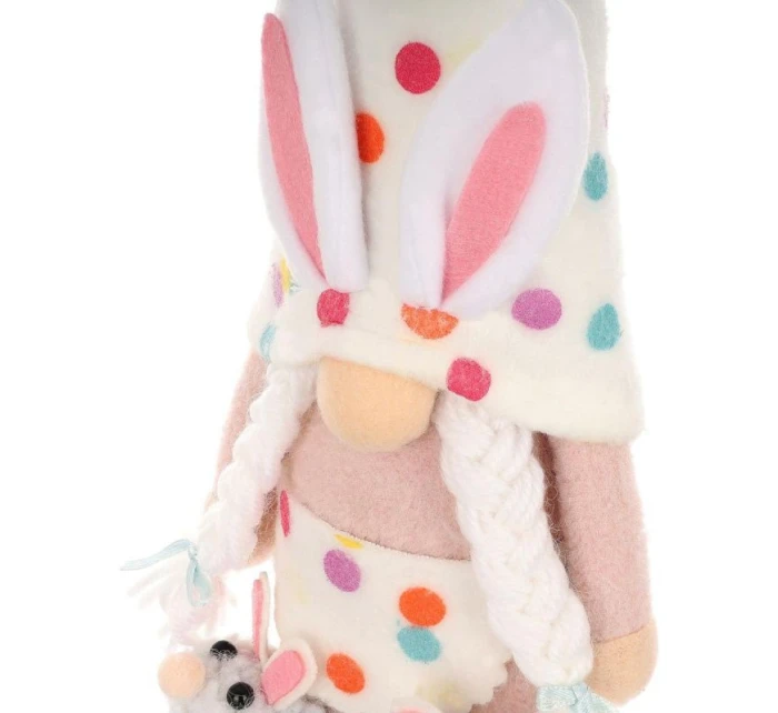 TRPASLÍK ZAJAC 25CM HRÁŠOK DIEVČA JARNÁ DEKORÁCIA