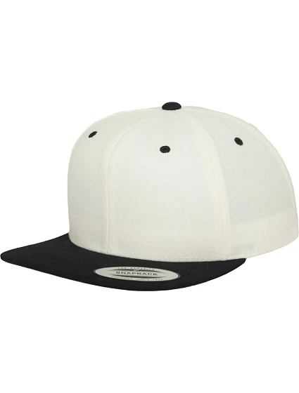 Flexfit 6089M 6 panelová Snapback kšiltovka 55.6089 natural/black