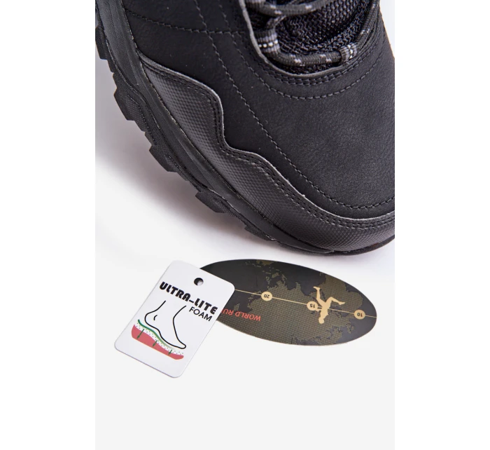 Zateplené Lehká Pánská Trekingová Obuv model 21673162 Černá - EVENTO