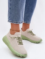 Materiál Dámska športová obuv Beige Helinae