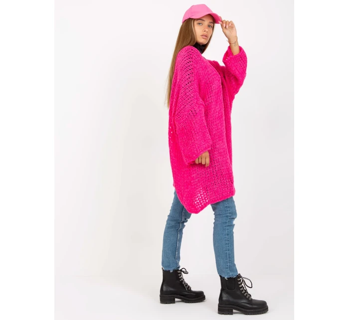 Dámsky sveter TW SW BI M2202 fluo ružový