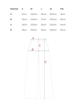 M862 Široké nohavice - fialové