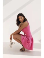 Dámské šaty Holly / model 21135584 Tmavě růžová LaBalancia - Labellamafia