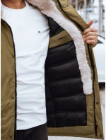 Pánská zimní bunda tmavě béžová Dstreet model 21971716 - FashionStreet