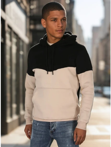 Pánská základní mikina s kapucí černá Dstreet model 21985926 - FashionStreet