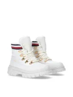 Tommy Hilfiger Čipkované topánky Ivory W T3A5-33062-1047101-101