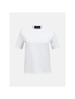 Dámske tričko PEAK PERFORMANCE W Original Small Logo Tee, biela farba