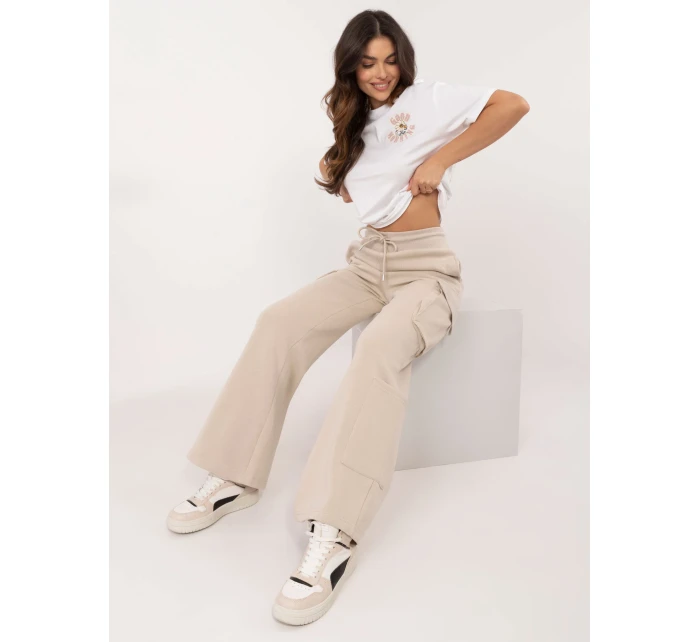 Spodnie model 20614064 beżowy - FPrice Spodnie model 20614064 beżowy - FPrice