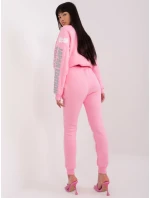 Spodnie dresowe EM DR HS 21 model 18741315 różowy - FPrice Spodnie dresowe EM DR HS 21 model 18741315 różowy - FPrice