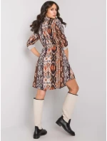 Šaty WN SK model 16327442 černá a béžová - FPrice